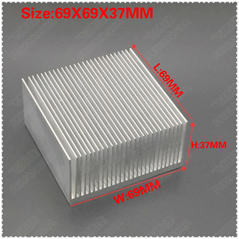 LED electronic heat sink 69x69x37MM 1pcs high-power radiators LED radiators fan radiators power switch aluminum radiators
LED electronic heat sink 69x69x37MM 1pcs high-power radiators LED radiators fan radiators power switch aluminum radiators