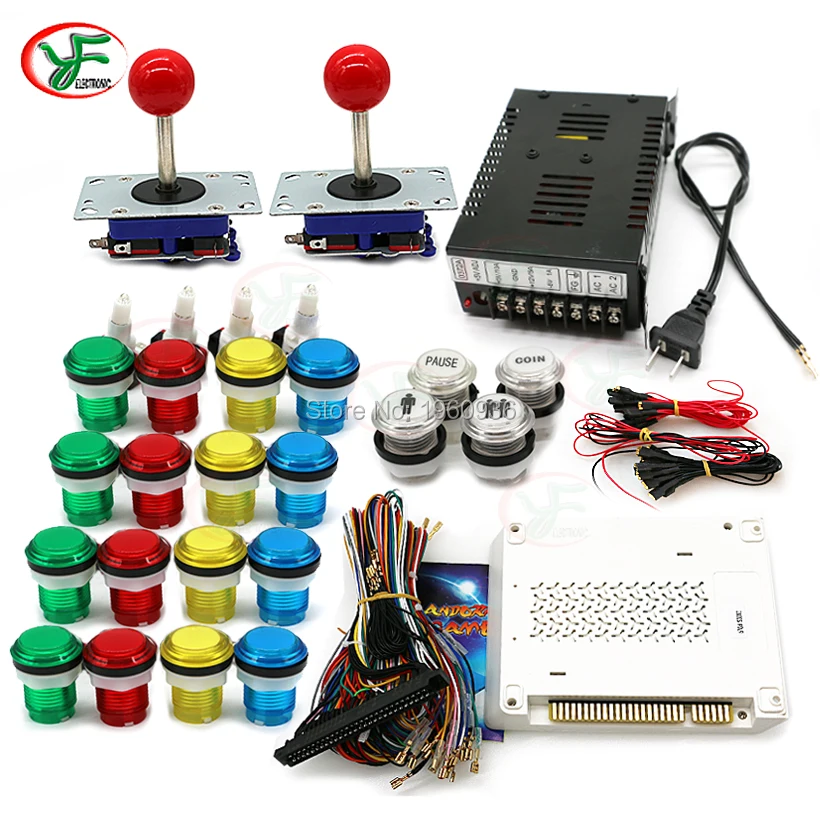 BOX 9 Arcade DIY Kit 1660 In 1 Arcade Game Board Power Supply LED Push Button 28PIN Jamma Loom 8 Way Joystick
BOX 9 Arcade DIY Kit 1660 In 1 Arcade Game Board Power Supply LED Push Button 28PIN Jamma Loom 8 Way Joystick
