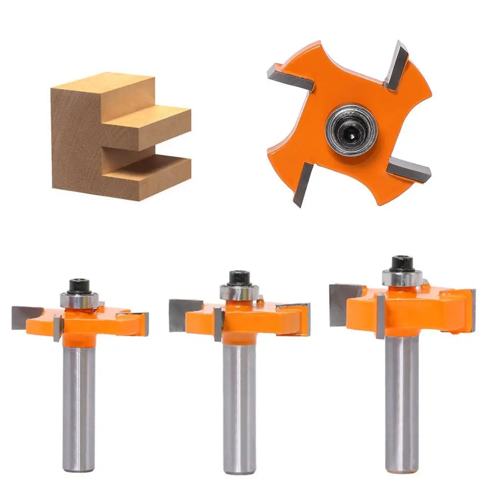 3 Pcs 6-8mm Shank T-Slot Router Bit Milling Straight Edge Slotting Milling Cutter Cutting Handle For Wood Woodwork 4-blade Ball
3 Pcs 6-8mm Shank T-Slot Router Bit Milling Straight Edge Slotting Milling Cutter Cutting Handle For Wood Woodwork 4-blade Ball