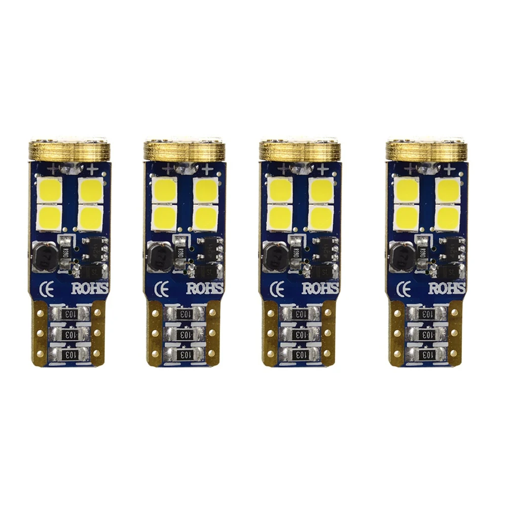 T10 168 Led Car Bulb 4Pcs 194 W5W 12-Smd 3030 Chipset Led Bulbs Canbus For Car Interior Dome Map Door Courtesy License Plate L
T10 168 Led Car Bulb 4Pcs 194 W5W 12-Smd 3030 Chipset Led Bulbs Canbus For Car Interior Dome Map Door Courtesy License Plate L