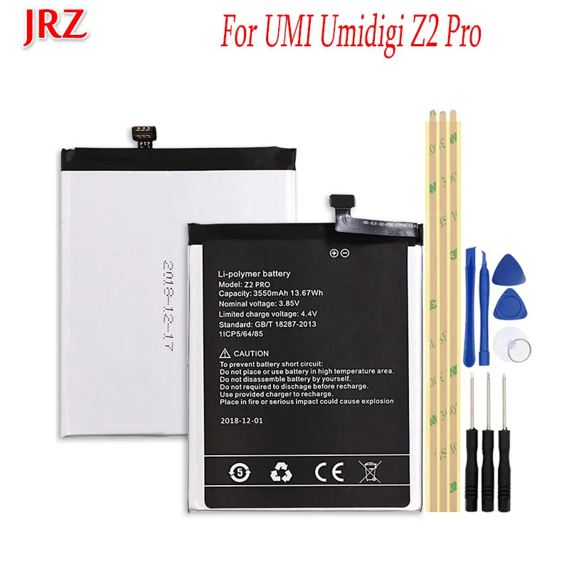 Аккумулятор JRZ 3350 мАч для Umidigi UMI Z2 pro сменные батареи телефона батарея с