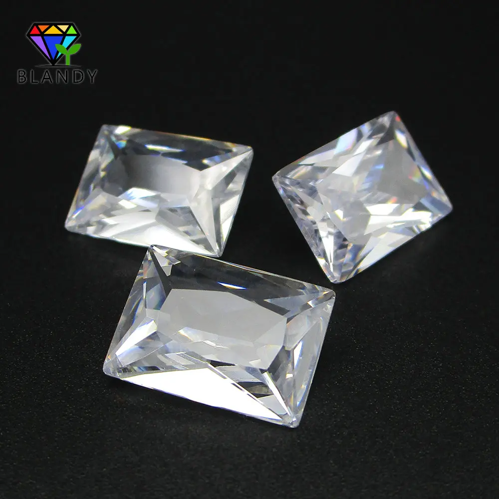 White Cubic Zirconia 13x18mm 5A Quality Rectangle Shape Machine Cut Loose CZ Stone Synthetic Gems For DIY Jewelry
White Cubic Zirconia 13x18mm 5A Quality Rectangle Shape Machine Cut Loose CZ Stone Synthetic Gems For DIY Jewelry