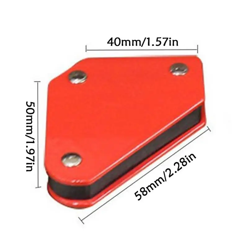 4 Pcs/set Triangle Welding Positioner 9Lb Magnetic Fixed Angle Soldering Locator Tools Steel Without Switch Welding Accessories
4 Pcs/set Triangle Welding Positioner 9Lb Magnetic Fixed Angle Soldering Locator Tools Steel Without Switch Welding Accessories