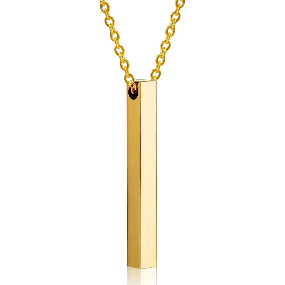 Simple Stick Pendant & Necklace Women Link Chain Stainless Steel Necklaces Long Strip Jewelry for Girl
Simple Stick Pendant & Necklace Women Link Chain Stainless Steel Necklaces Long Strip Jewelry for Girl