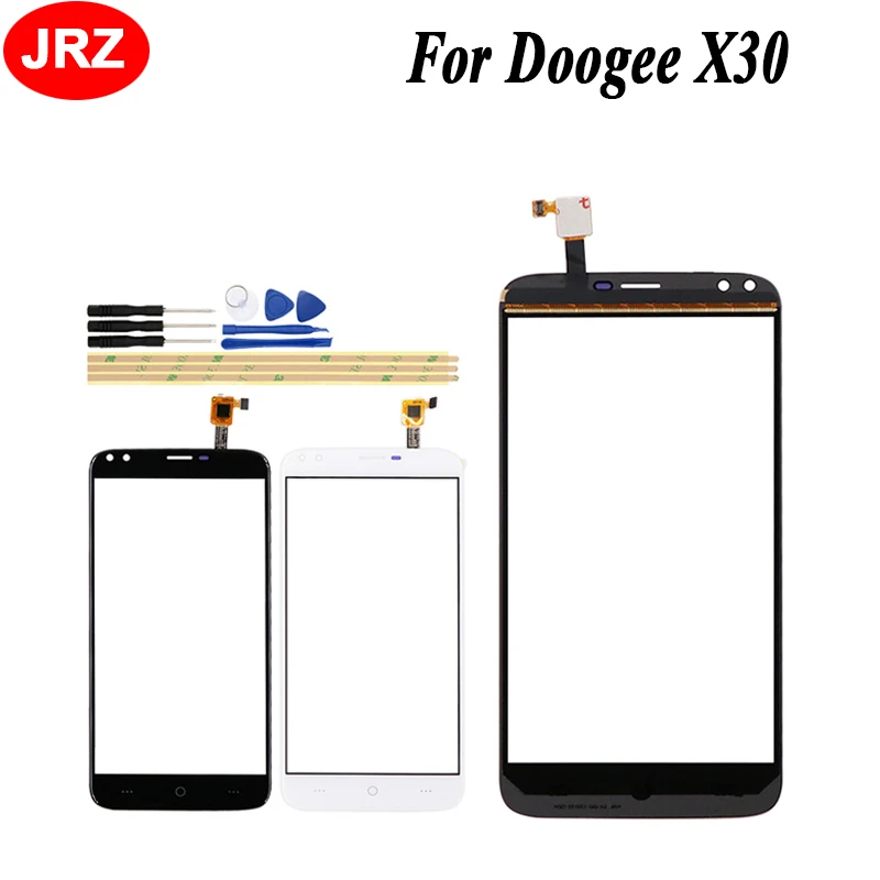 Сенсорное стекло JRZ 5 0 дюйма передний экран Для Doogee X30 сенсорный дигитайзер панель