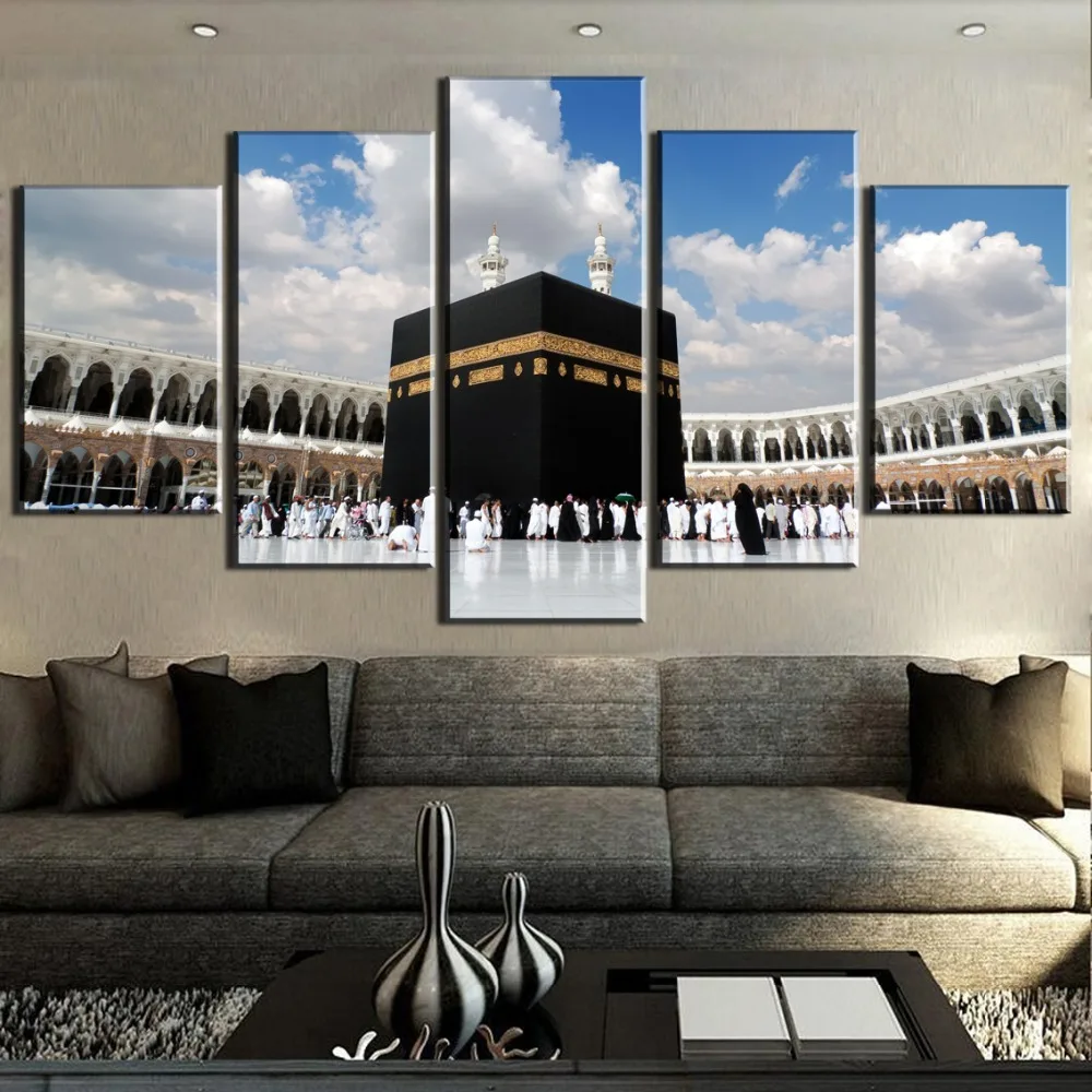 5 Pcs HD Print Large Islamic Kaaba Mecca Picture Modern Decorative Paintings on Canvas Wall Art for Home Decorations Wall Decor
5 Pcs HD Print Large Islamic Kaaba Mecca Picture Modern Decorative Paintings on Canvas Wall Art for Home Decorations Wall Decor
