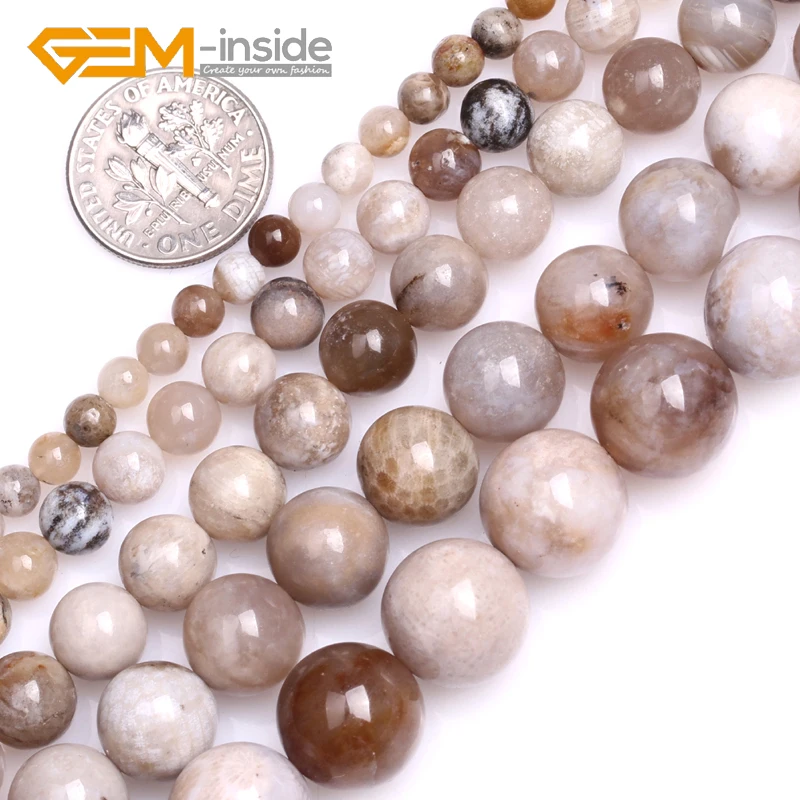 Natural Gray Ocean Fossil Agates Round Loose Beads for Jewelry Making Strand 15 Inches Bracelet DIY Gifts Wholesale
Natural Gray Ocean Fossil Agates Round Loose Beads for Jewelry Making Strand 15 Inches Bracelet DIY Gifts Wholesale