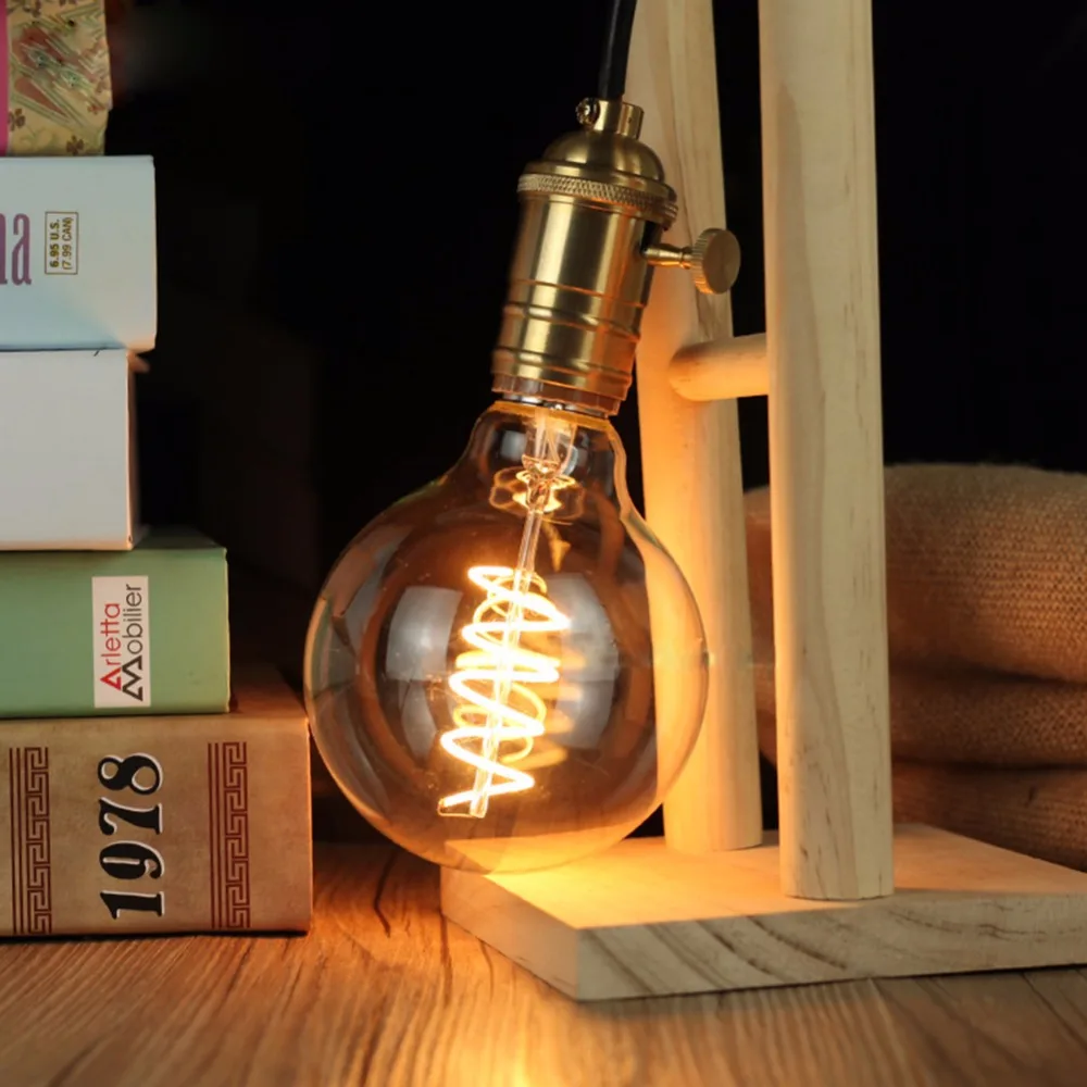 GANRILAND G125 3W E27 LED Lamp Retro Spiral Filament LED Bulb 220V Dimmable Edison Lamp 2200K Warm Yellow Led Decorative Lights
GANRILAND G125 3W E27 LED Lamp Retro Spiral Filament LED Bulb 220V Dimmable Edison Lamp 2200K Warm Yellow Led Decorative Lights