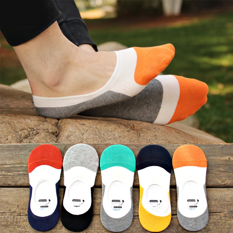 Breathable Hot Sale Silicone Pad Cotton Soft Invisible 1Pair Korean Anti-skid Fashion Casual Ankle Socks Boat Socks Striped Men
Breathable Hot Sale Silicone Pad Cotton Soft Invisible 1Pair Korean Anti-skid Fashion Casual Ankle Socks Boat Socks Striped Men
