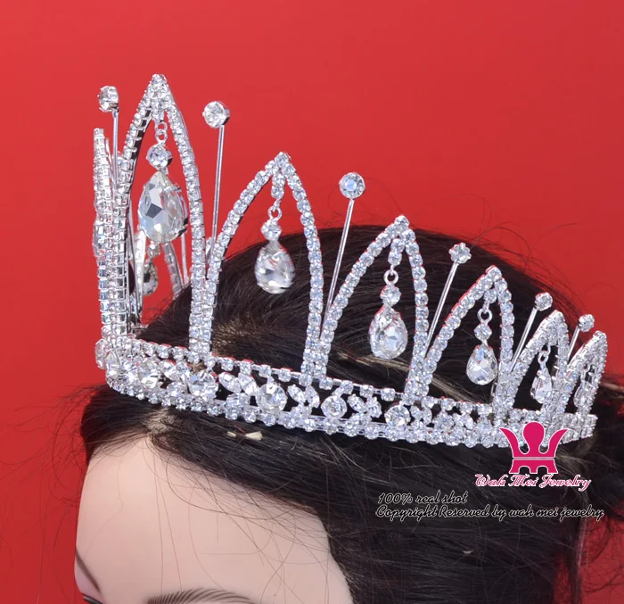 Fashion Rhinestone Crown Tiara Bridal Princess Miss Beauty Pageant Queen crown Wedding Hair Accessories For Party Prom Mo009
Fashion Rhinestone Crown Tiara Bridal Princess Miss Beauty Pageant Queen crown Wedding Hair Accessories For Party Prom Mo009