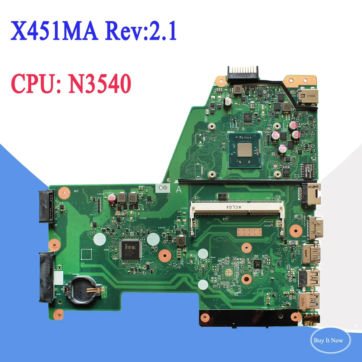 N3540 CPU X451MA REV 2 1 Для ASUS F451M X451M ноутбук DDR3 Материнская плата 100% тест | Компьютеры и