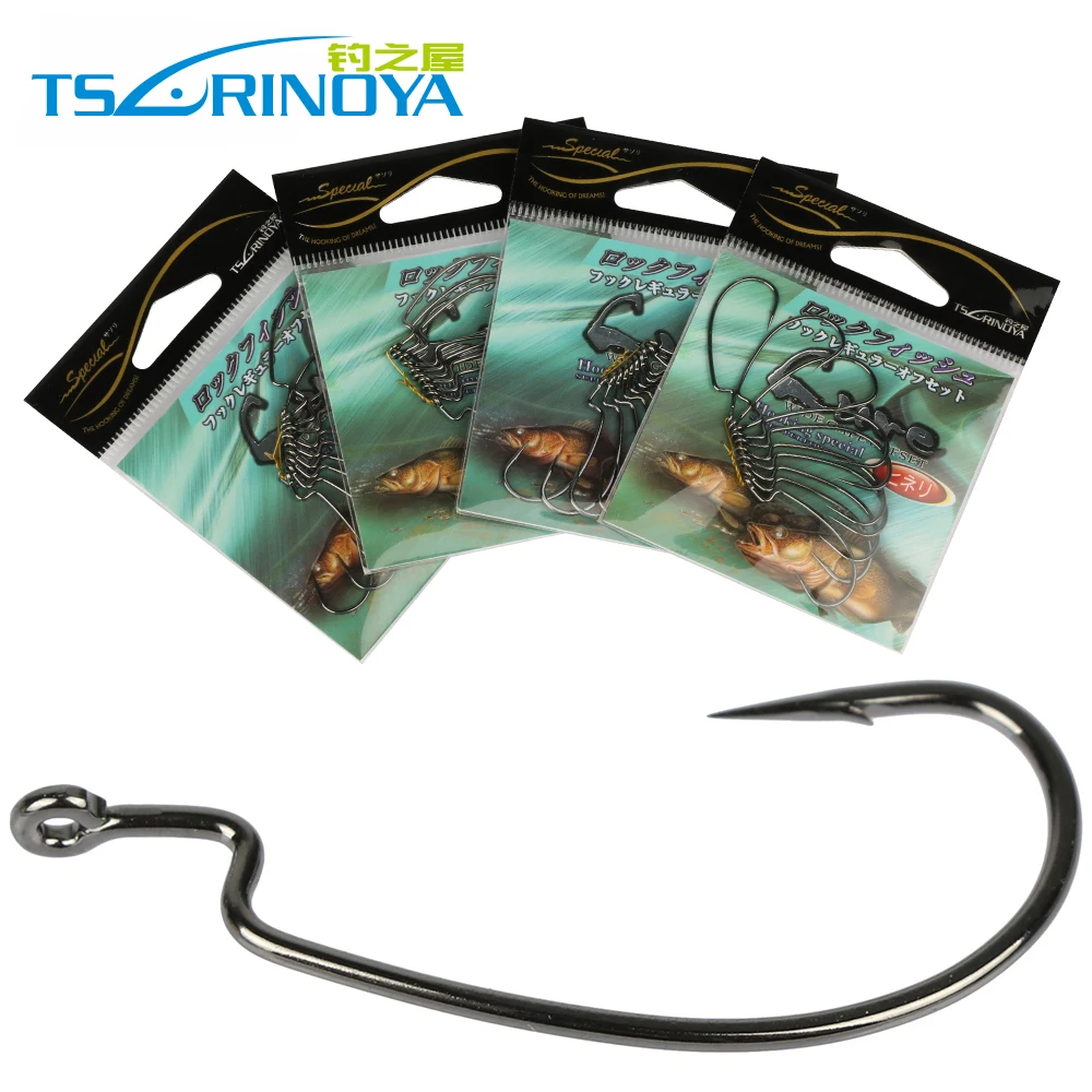 Trulinoya 40pcs Offset Fishing Hook Barbed Hooks Set #2 #1 #1/0 #2/0 Carbon Steel Wide Crank Fishhook for Soft Worm Lure
Trulinoya 40pcs Offset Fishing Hook Barbed Hooks Set #2 #1 #1/0 #2/0 Carbon Steel Wide Crank Fishhook for Soft Worm Lure