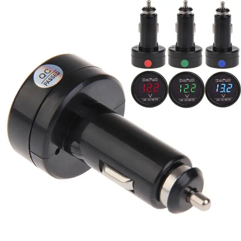Car Charger Car Cigarette Lighter Digital Car Voltmeter Charger Voltage Meter Safety Voltage Monitor RGB
Car Charger Car Cigarette Lighter Digital Car Voltmeter Charger Voltage Meter Safety Voltage Monitor RGB