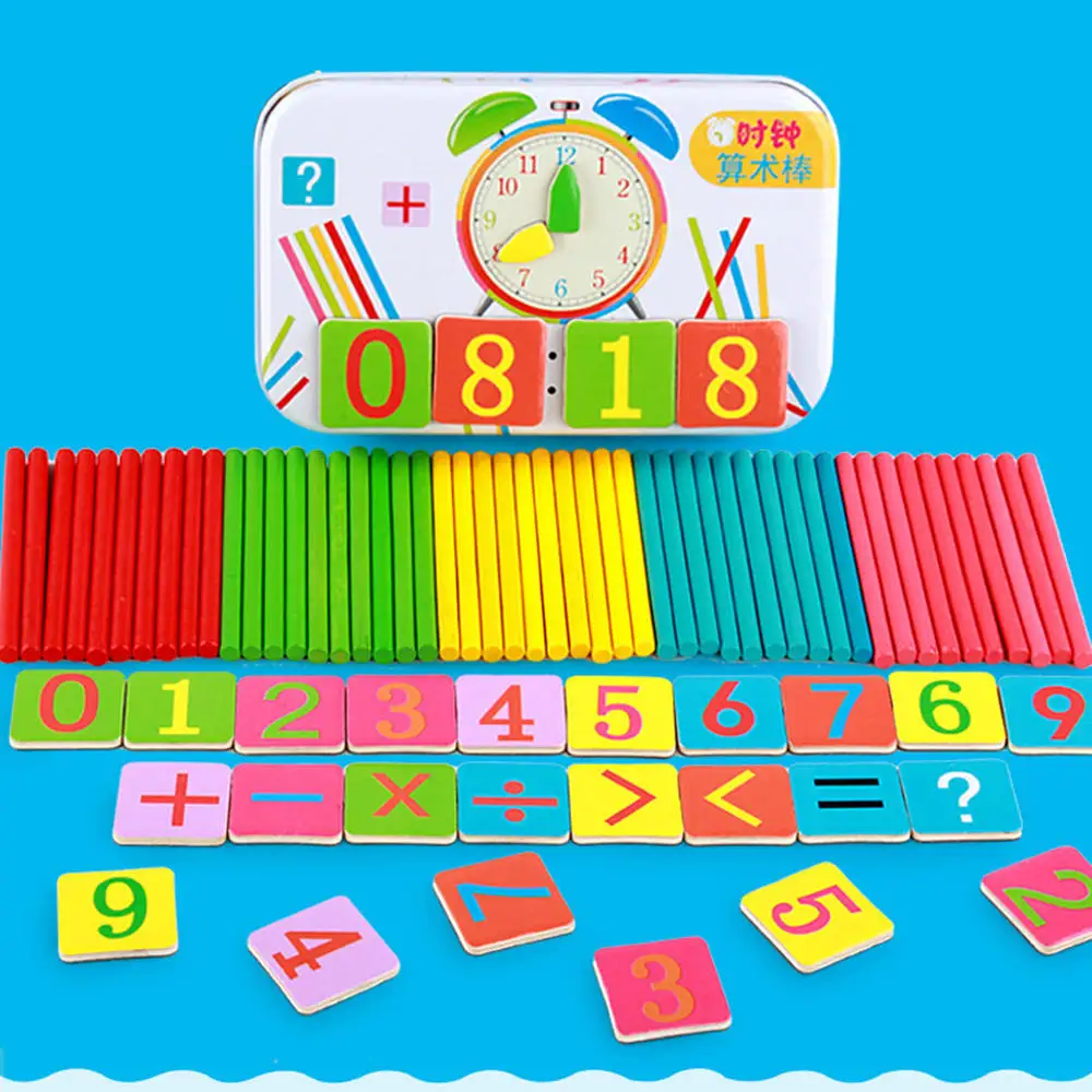 Детская обучающая игрушка счетная палочка Детский сад математика и арифметика