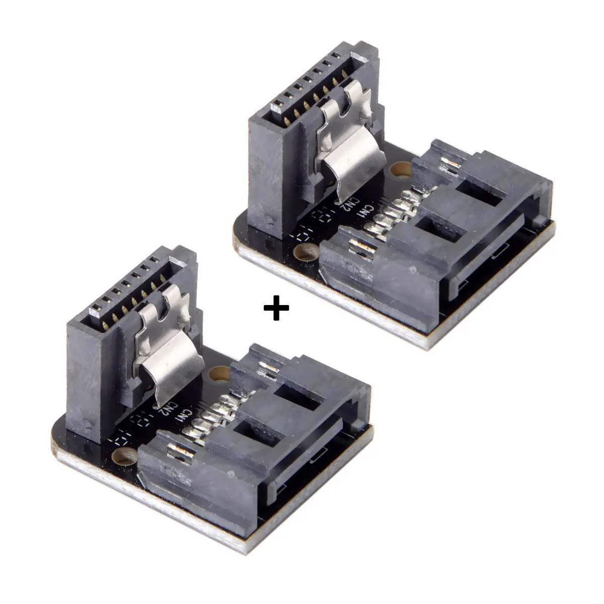 SATA 7pin Male 90 Degree Angled to 7Pin Female Adapter Mainboard Motherboard for Desktops SSD HDD
SATA 7pin Male 90 Degree Angled to 7Pin Female Adapter Mainboard Motherboard for Desktops SSD HDD