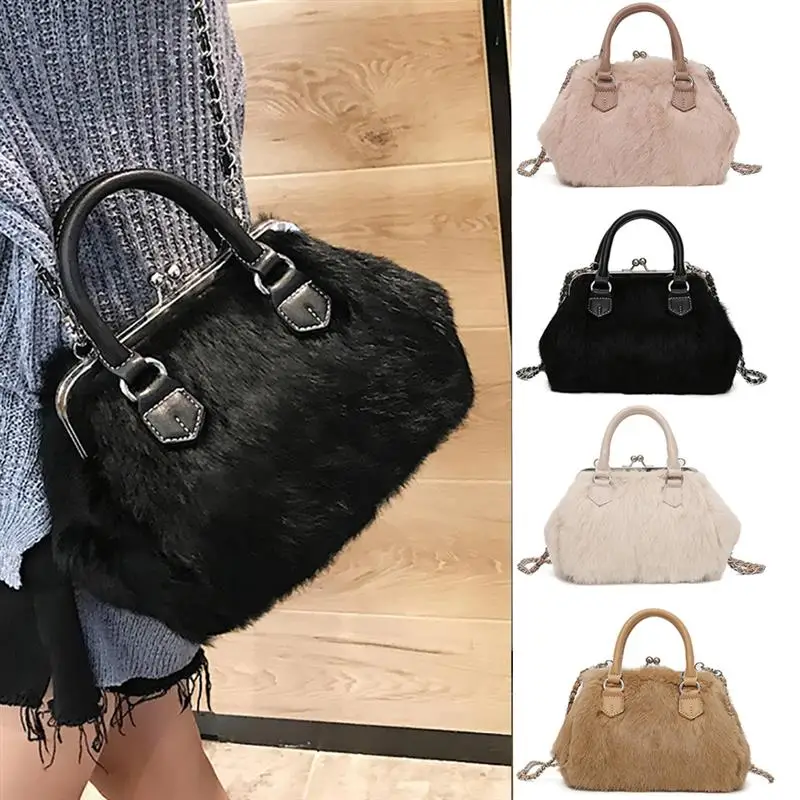 Chic Soft Plush Fur Shoulder Crossbody Bag For Girls Ladies Tote Fashion Women Handbag Winter Stylish Clutch Bags Female Bolsa
Chic Soft Plush Fur Shoulder Crossbody Bag For Girls Ladies Tote Fashion Women Handbag Winter Stylish Clutch Bags Female Bolsa