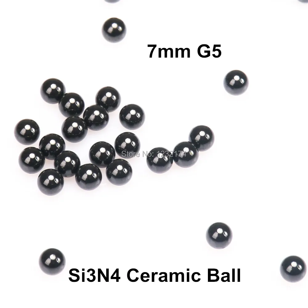 7mm Silicon Nitride Ceramic Ball Si3N4 G5 100PCS/Lot used in Bearing,Pump, Valve ball, linear slider, etc. 7mm ceramic ball
7mm Silicon Nitride Ceramic Ball Si3N4 G5 100PCS/Lot used in Bearing,Pump, Valve ball, linear slider, etc. 7mm ceramic ball