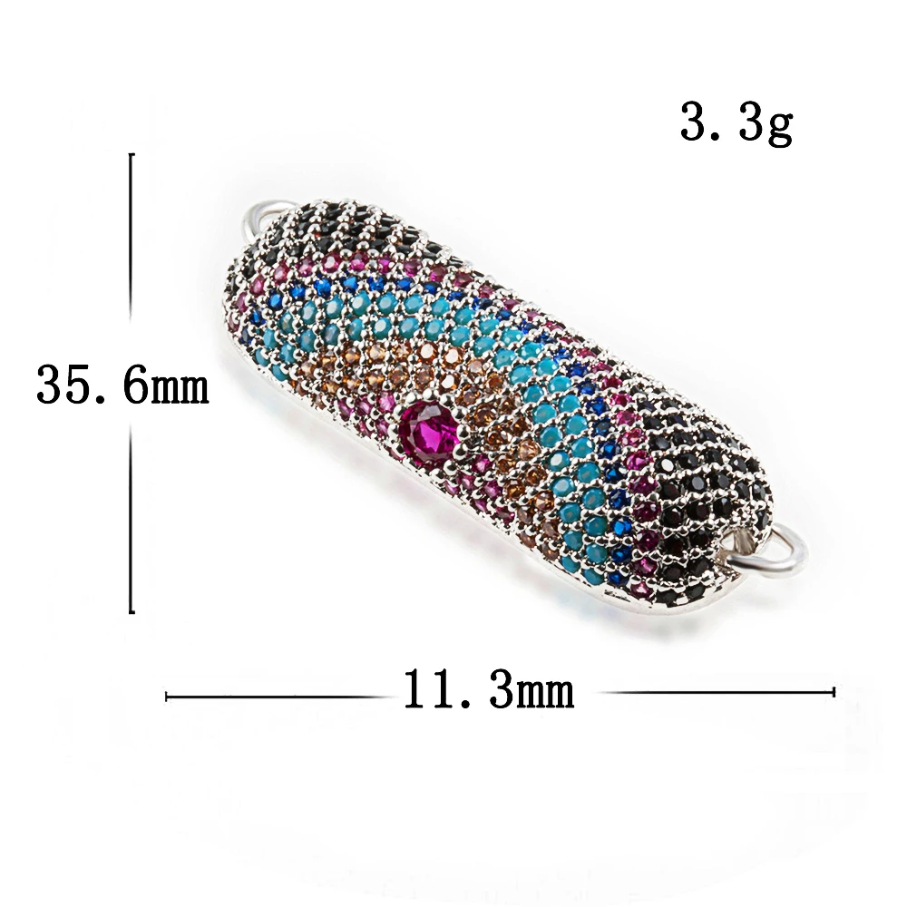 15*19mm Best Quality Copper Zirconia Diy Bracelet making Necklace Accessories Jewelry Bracelet Connector jewelry wholesale hole
15*19mm Best Quality Copper Zirconia Diy Bracelet making Necklace Accessories Jewelry Bracelet Connector jewelry wholesale hole