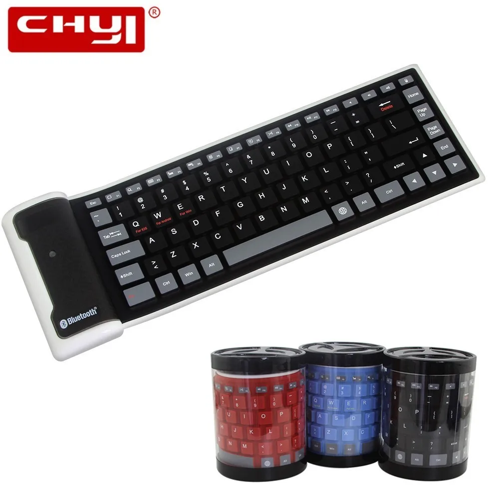 Foldable Waterproof Portable Bluetooth Wireless Soft Keyboard For Ipad New Smart Phone Keyboard
Foldable Waterproof Portable Bluetooth Wireless Soft Keyboard For Ipad New Smart Phone Keyboard