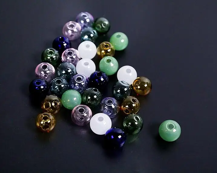 100pcs double hole 10-25mm color glass ball globe beads hollow glass bottle vial jewelry making accessories findings
100pcs double hole 10-25mm color glass ball globe beads hollow glass bottle vial jewelry making accessories findings