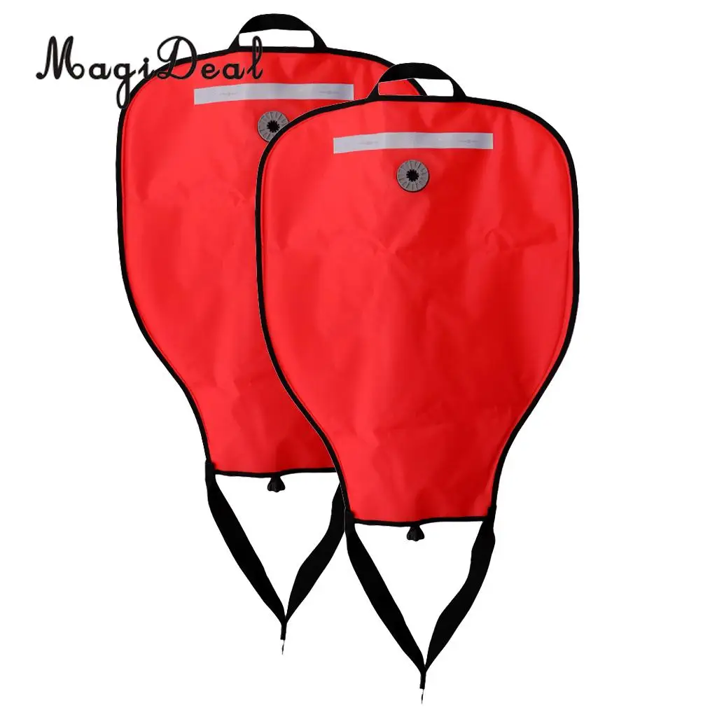 2Pcs/Pack High Visibility & Reflective Scuba Diving Dive 50lbs Salvage Lift Bag SMB Safety Marker Buoy & Dump Valve Red
2Pcs/Pack High Visibility & Reflective Scuba Diving Dive 50lbs Salvage Lift Bag SMB Safety Marker Buoy & Dump Valve Red