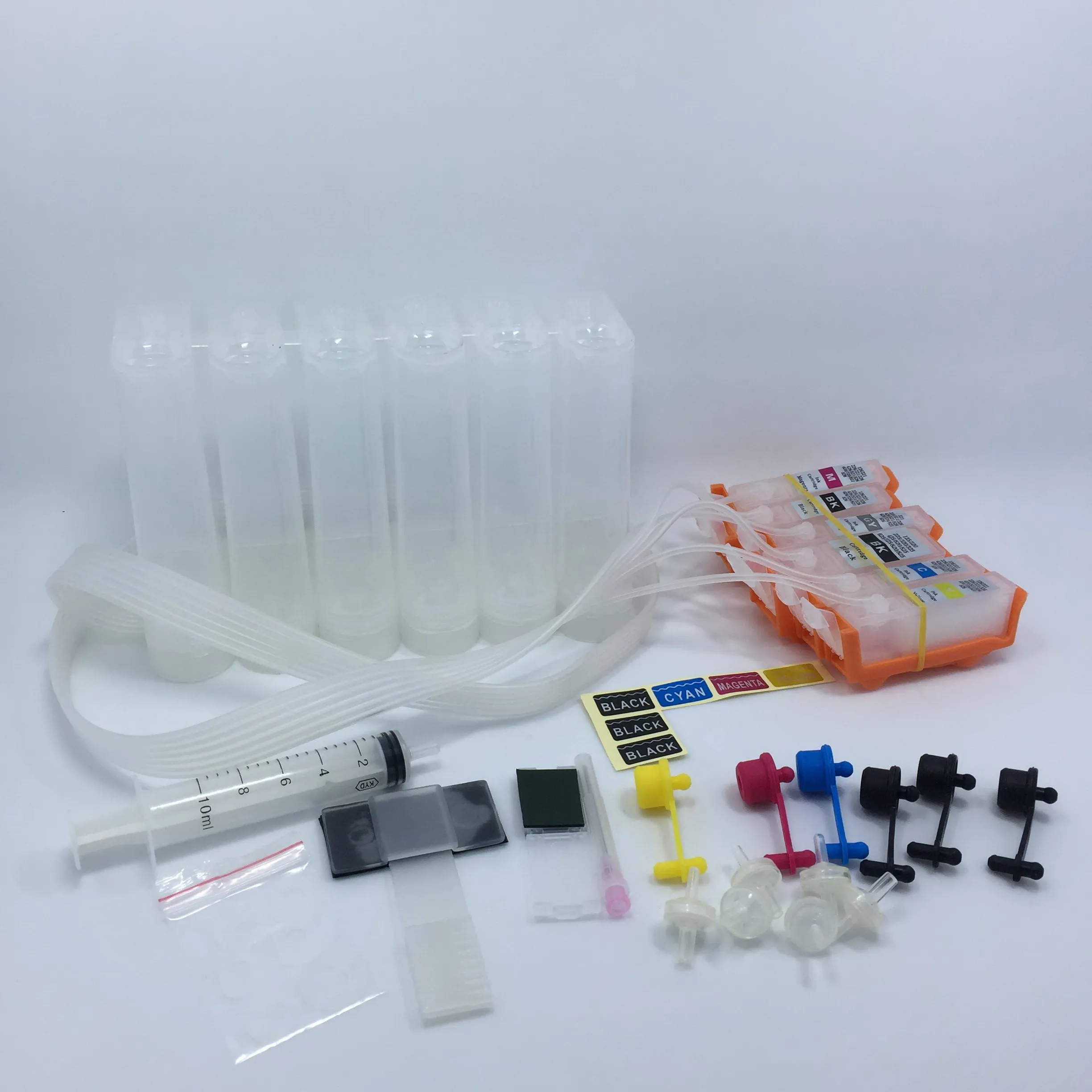 YOTAT 6 Color CISS BCI320 ink cartridge BCI-320 BCI-321 for Canon PIXUS MP990 MP980 printer
YOTAT 6 Color CISS BCI320 ink cartridge BCI-320 BCI-321 for Canon PIXUS MP990 MP980 printer