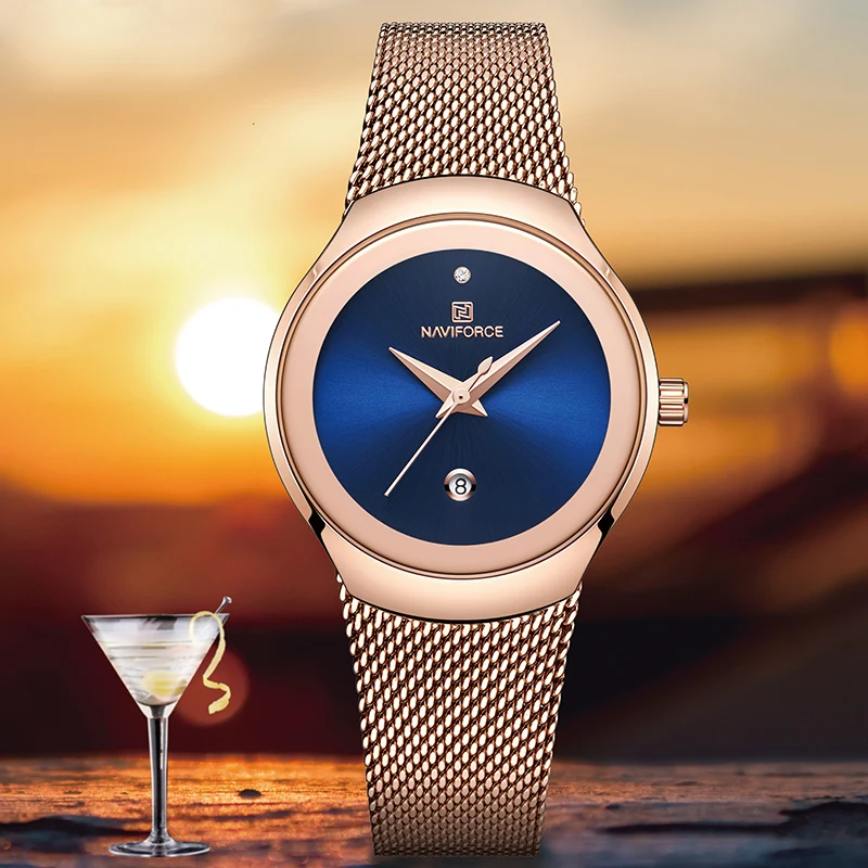 Top Luxury Brand NAVIFORCE Women Watches Lady Fashion Casual Simple Steel Mesh Strap Wristwatch Gift for Girls Relogio Feminino
Top Luxury Brand NAVIFORCE Women Watches Lady Fashion Casual Simple Steel Mesh Strap Wristwatch Gift for Girls Relogio Feminino