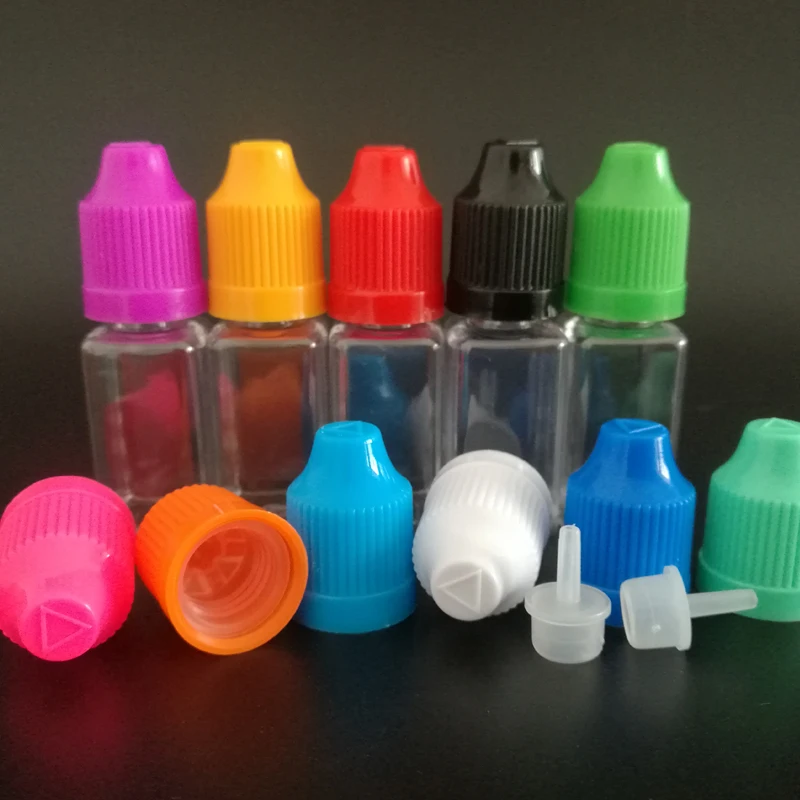 100pcs 10ML Square Shape Refillable Bottle For E Liquid E Juice With Childproof Safety Cap Empty Dropper Vials
100pcs 10ML Square Shape Refillable Bottle For E Liquid E Juice With Childproof Safety Cap Empty Dropper Vials