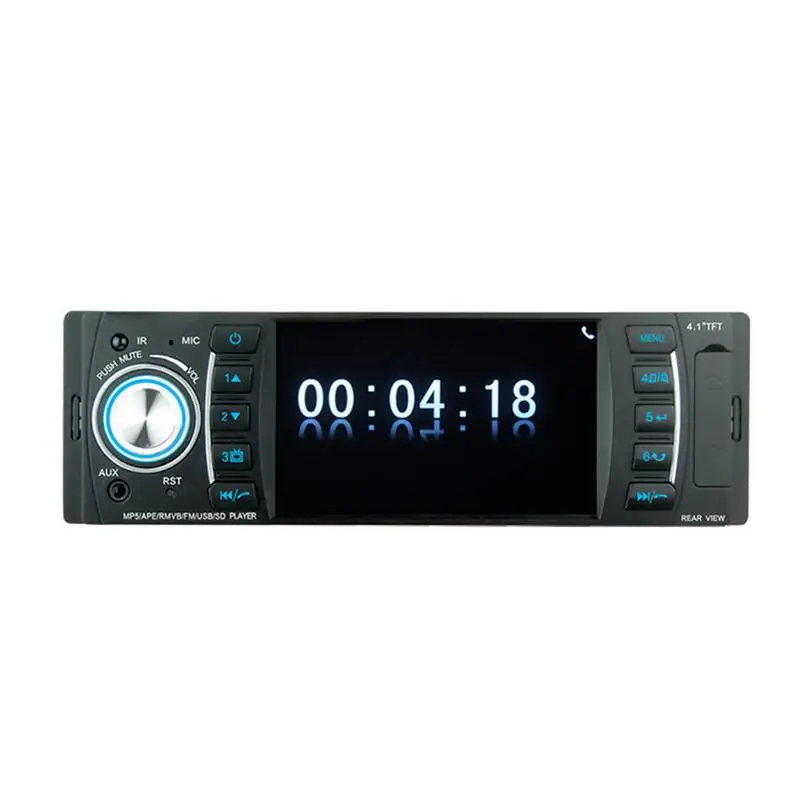 4 1 дюймов HD Автомобильный MP5 плеер Bluetooth FM радио аудиоплеер громкой связи