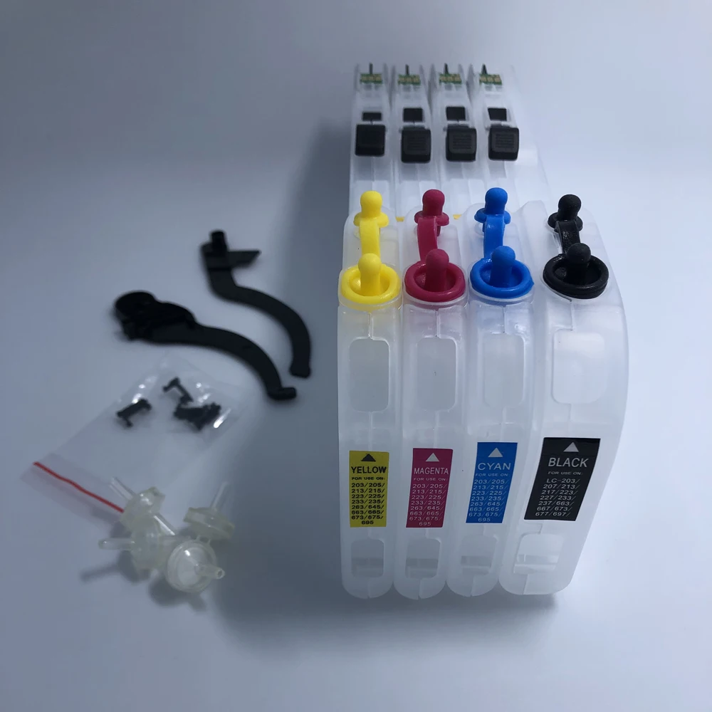 YOTAT Long Refillable LC207 LC205 ink cartridge for Brother MFC-J4620DW MFC-J4420DW MFC-J4320DW printer
YOTAT Long Refillable LC207 LC205 ink cartridge for Brother MFC-J4620DW MFC-J4420DW MFC-J4320DW printer