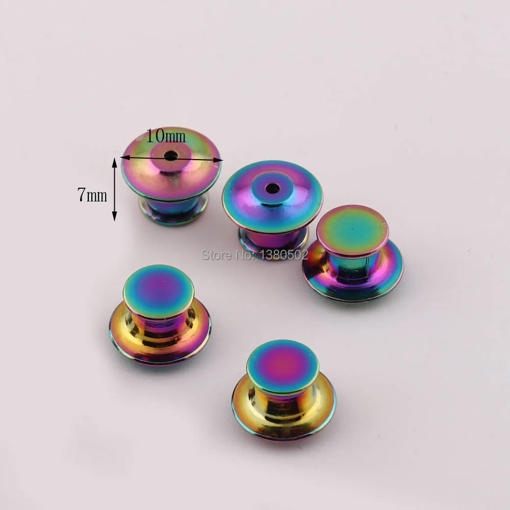 20pcs/lot Rainbow Color Pin Keepers Pin Brooch Pin Back Locking Secure Locking Badge for DIY Jewelry
20pcs/lot Rainbow Color Pin Keepers Pin Brooch Pin Back Locking Secure Locking Badge for DIY Jewelry