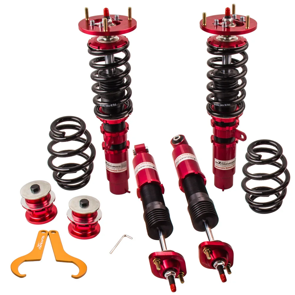Complete Set of Coilover for BMW E46 Adjustable Coil Suspension 98-05 330xd 330d 330i 328i 318i Shock Absorber Struts Kit
Complete Set of Coilover for BMW E46 Adjustable Coil Suspension 98-05 330xd 330d 330i 328i 318i Shock Absorber Struts Kit