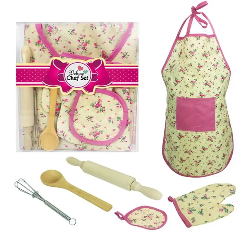 Cute Cosplay Cooking Toy Play House Simulation Cooking Baking Tools DIY children's play kitchen toy apron cake mold 6pcs/set
Cute Cosplay Cooking Toy Play House Simulation Cooking Baking Tools DIY children's play kitchen toy apron cake mold 6pcs/set