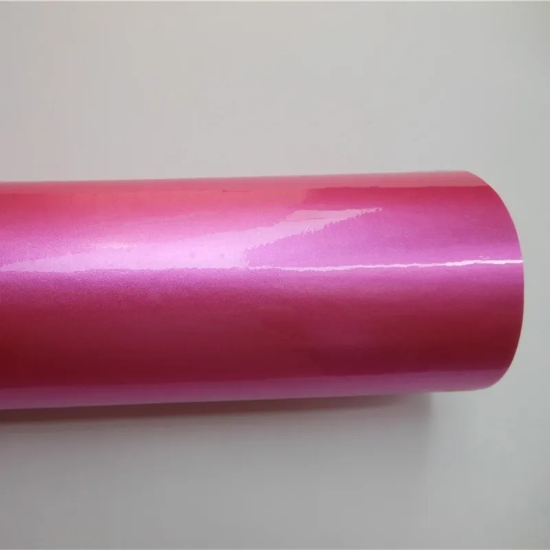 Глянцевая розовая Металлическая Автомобильная виниловая пленка автомобильная