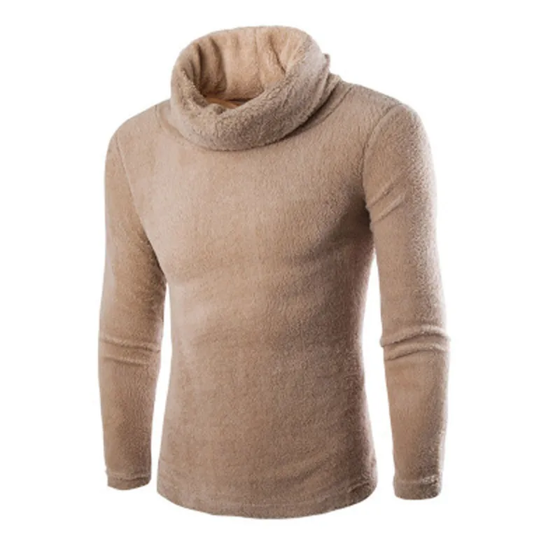 New Men's Winter Pullover Sweaters White Solid Slim Cotton Full Sleeve Button Decoration Turtleneck Sweater Warm Promotion
New Men's Winter Pullover Sweaters White Solid Slim Cotton Full Sleeve Button Decoration Turtleneck Sweater Warm Promotion