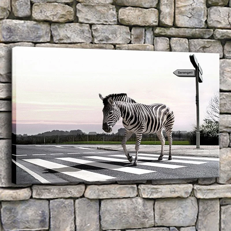 Bedroom Wall Decor 1 Piece Framework Or Frameless Canvas Painting Modern Print Zebra Crossing Road Lines Unique Animal Poster
Bedroom Wall Decor 1 Piece Framework Or Frameless Canvas Painting Modern Print Zebra Crossing Road Lines Unique Animal Poster