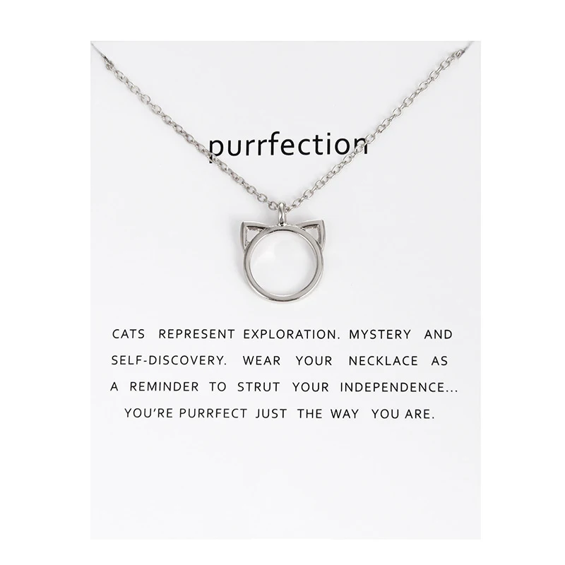 2018 New Arrival 1PC Pendant Animal Wedding Silver Valentines Gift Gifts Golden Women Cat ears Adjustable Short Necklace
2018 New Arrival 1PC Pendant Animal Wedding Silver Valentines Gift Gifts Golden Women Cat ears Adjustable Short Necklace