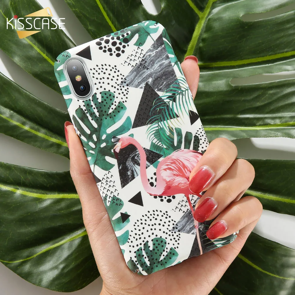 KISSCASE цветной матовый чехол для iPhone 7 8 Plus X XS Max XR гладкий ультра тонкий жесткий