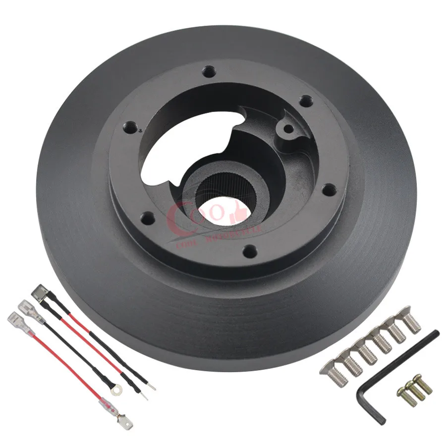 Aluminum black Steering Wheel Hup Adapter boss Kit Fits for BMW M3 Z3(95-98) 318 E38(540)
Aluminum black Steering Wheel Hup Adapter boss Kit Fits for BMW M3 Z3(95-98) 318 E38(540)