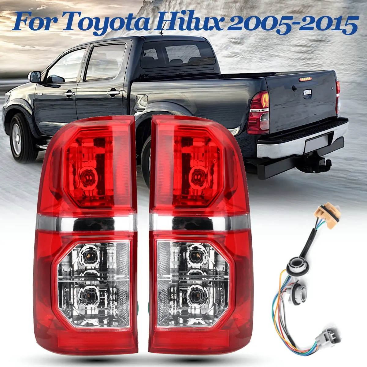 Левый/правый задний фонарь, стоп-сигнал, светильник с жгутом для Toyota Hilux 2005 2006 2007 2008 2009 2010 2011 2012 2013 2014 2015
Левый/правый задний фонарь, стоп-сигнал, светильник с жгутом для Toyota Hilux 2005 2006 2007 2008 2009 2010 2011 2012 2013 2014 2015