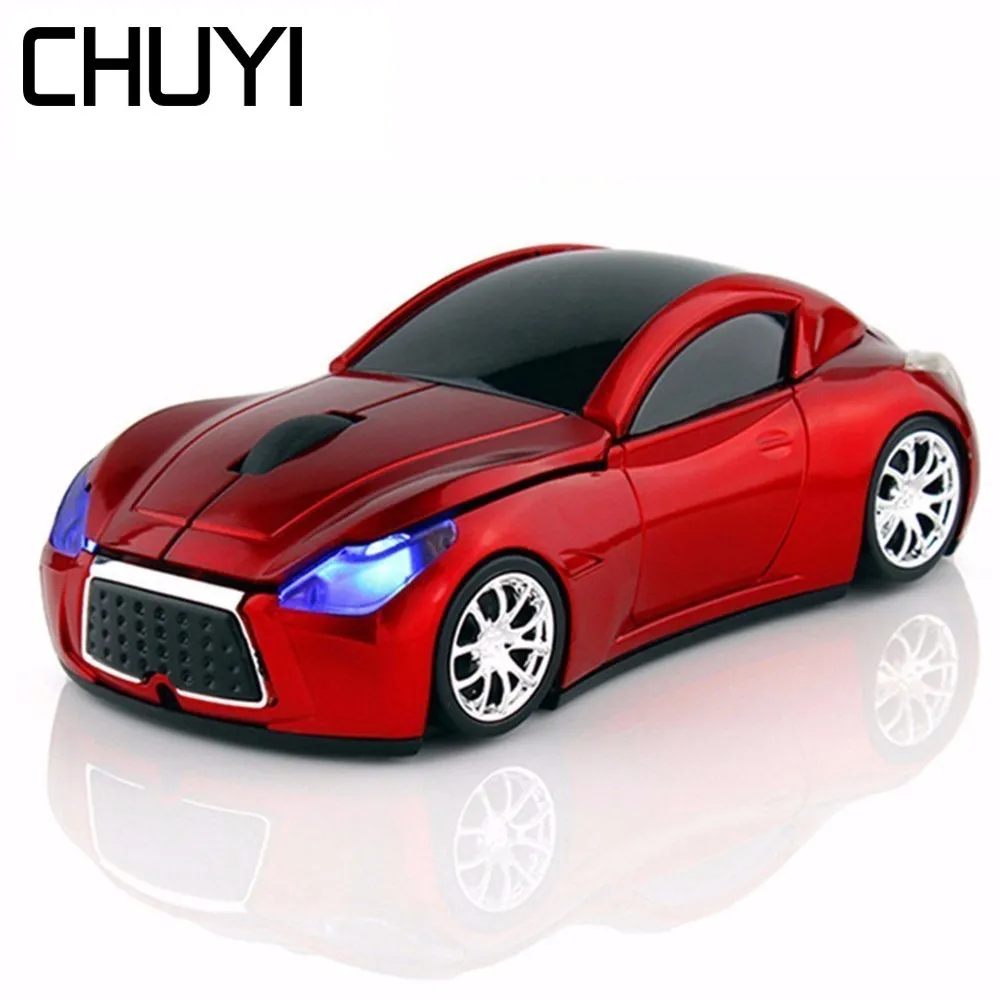 CHUYI 2.4GHz Wireless Mouse Cool Car Shape 1600DPI Optical With USB Receiver For Gamer Laptop Desktop
CHUYI 2.4GHz Wireless Mouse Cool Car Shape 1600DPI Optical With USB Receiver For Gamer Laptop Desktop