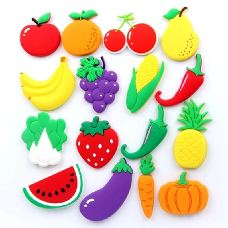 Sale 1pc Silicone fridge magnets for vegetable fruits love sticker refrigerator magnet message for children home decoration
Sale 1pc Silicone fridge magnets for vegetable fruits love sticker refrigerator magnet message for children home decoration