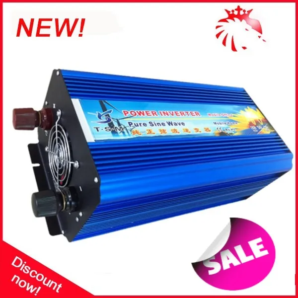 Digital Display 3500W Pure Sine Wave Power Inversor Converter 60HZ 24V DC to 120v AC
Digital Display 3500W Pure Sine Wave Power Inversor Converter 60HZ 24V DC to 120v AC