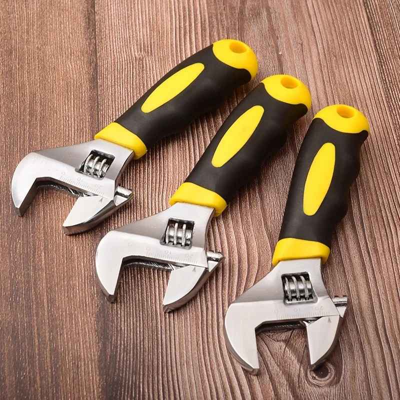 1pcs 6 inch Chrome Vanadium Flexible Wrench Adjustable Wrench Universal Spanner Wrench Mini Nut Key Hand Tools Multi tool
1pcs 6 inch Chrome Vanadium Flexible Wrench Adjustable Wrench Universal Spanner Wrench Mini Nut Key Hand Tools Multi tool