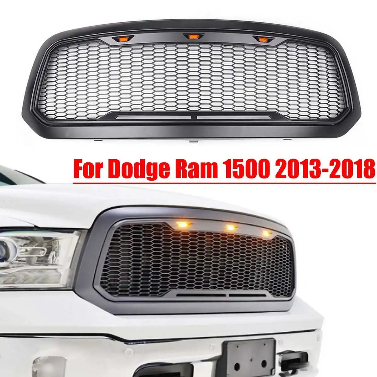 Фото Гоночная решетка для Dodge ram 1500 2013 2018 Автомобильная Передняя - купить