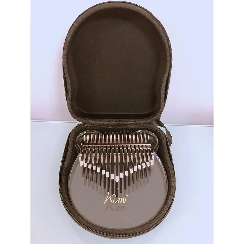 17 клавиш Kalimba акриловое пианино для большого пальца Mbira прозрачная клавиатура