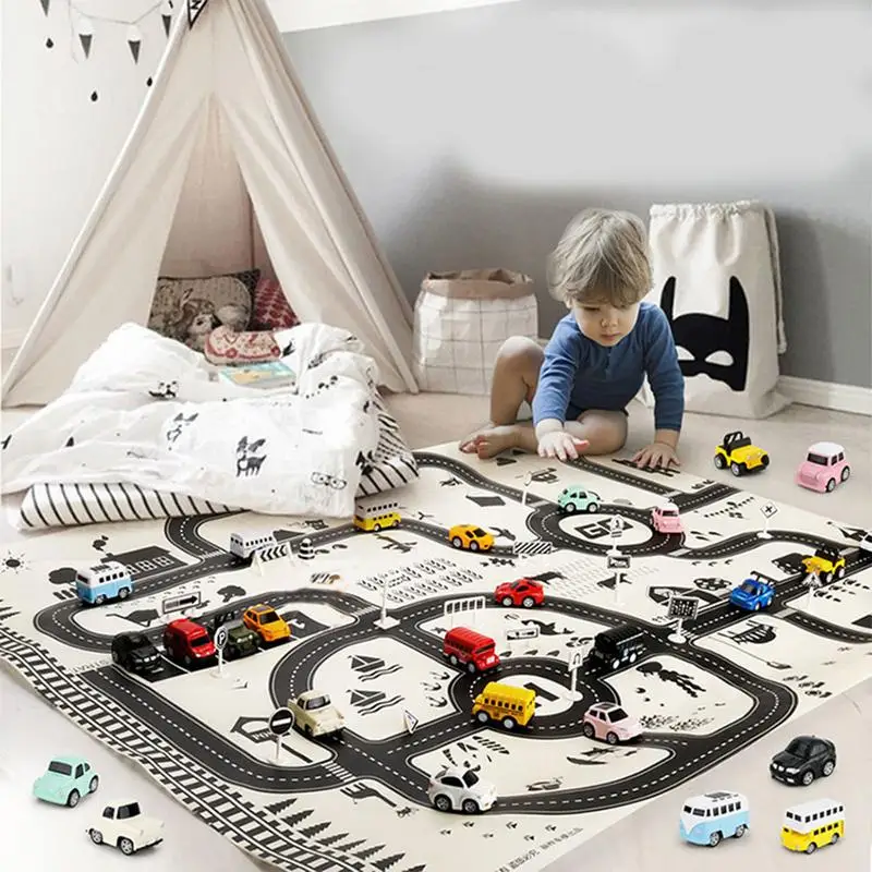 North European Style Kids Car City Scene Taffic Highway Map Play Mat Educational Toys For Children Gym Games Road Carpet
North European Style Kids Car City Scene Taffic Highway Map Play Mat Educational Toys For Children Gym Games Road Carpet