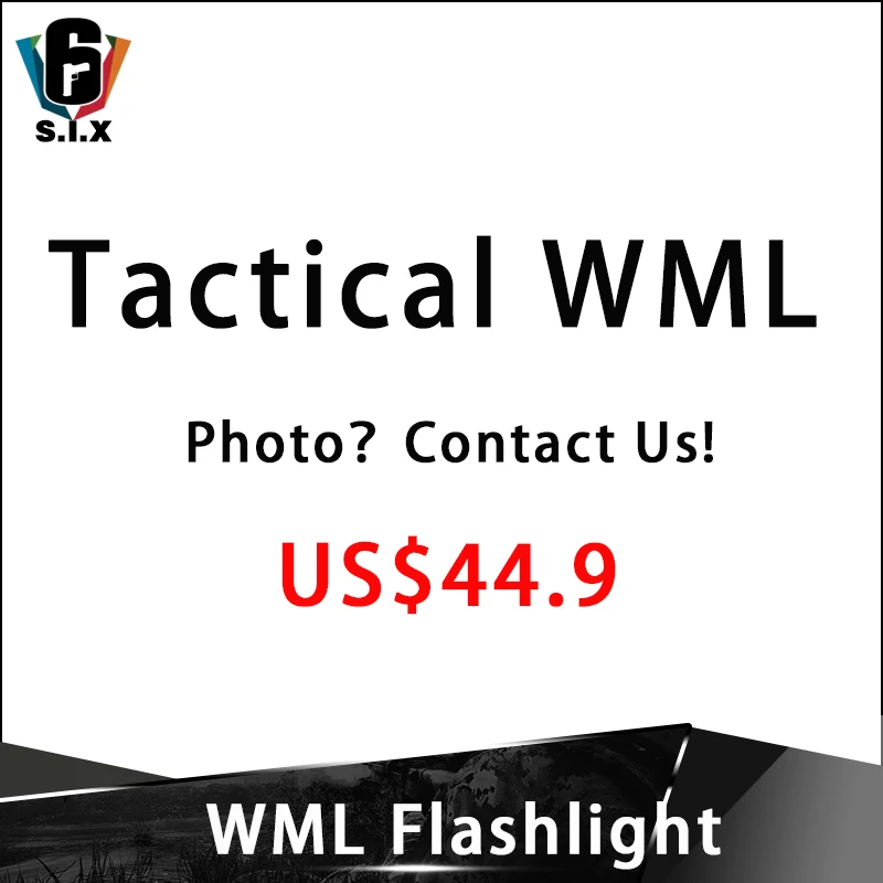 Tactical Softair Wapens WML Flashlight Hunting Accessory Fit 20mm Picatinny Rail
Tactical Softair Wapens WML Flashlight Hunting Accessory Fit 20mm Picatinny Rail