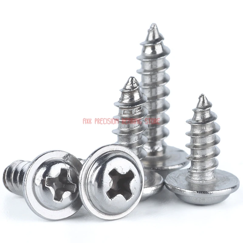 Vis Drywall 20 Pcs 304 Grade M1.7 M2.3 M2.6 With Pad Stainless Steel Round Head / Pan Tapping Screws With Self-tapping Screw
Vis Drywall 20 Pcs 304 Grade M1.7 M2.3 M2.6 With Pad Stainless Steel Round Head / Pan Tapping Screws With Self-tapping Screw