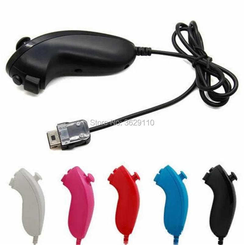 500pcs colours Nunchunk Controller Remote for Nintend Wii Nunchunk Remote Controller Nunchuck Video Game Pad Accessor lowest
500pcs colours Nunchunk Controller Remote for Nintend Wii Nunchunk Remote Controller Nunchuck Video Game Pad Accessor lowest